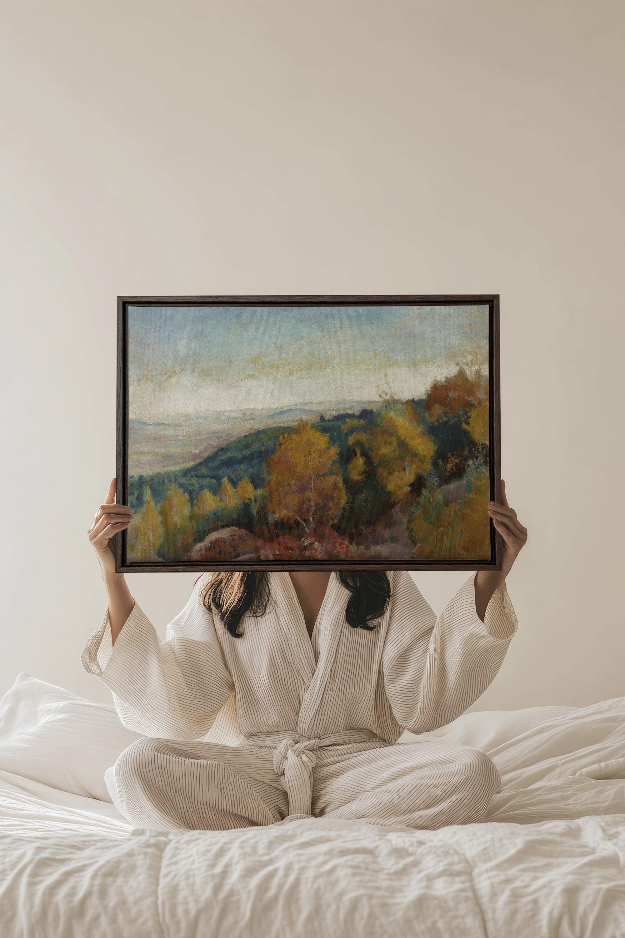 AMBER HILLS, Oeuvre sur toile étirée