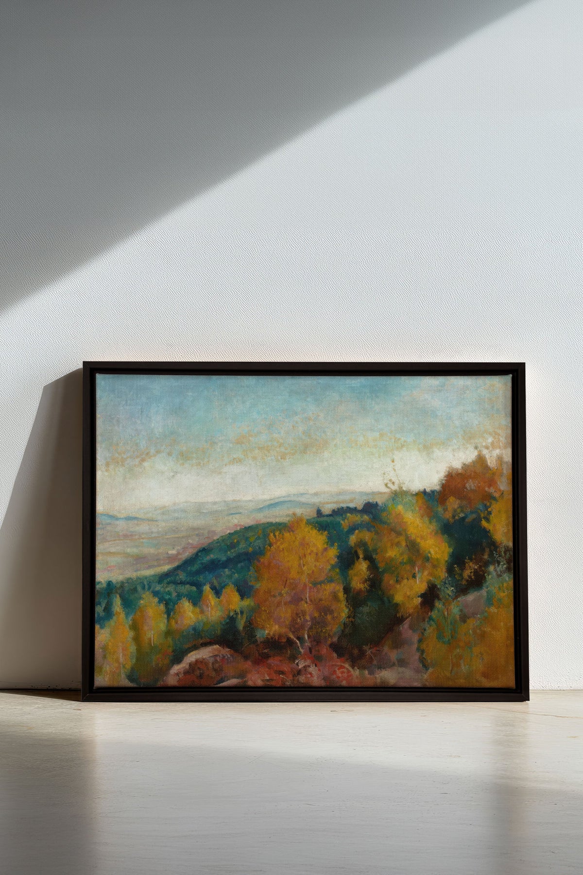 AMBER HILLS, Oeuvre sur toile étirée