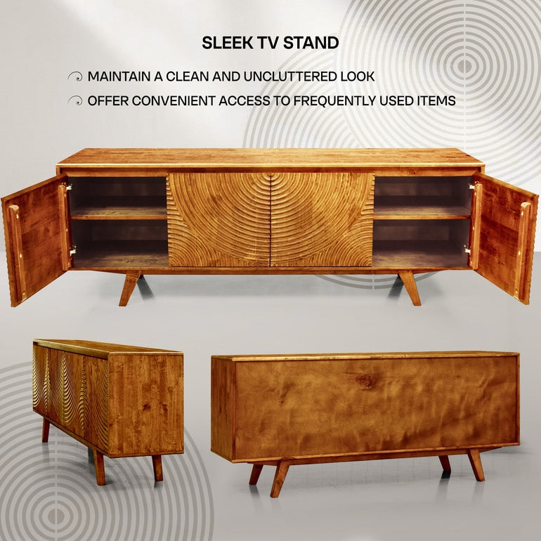 Harmony Solid Wood TV Stand