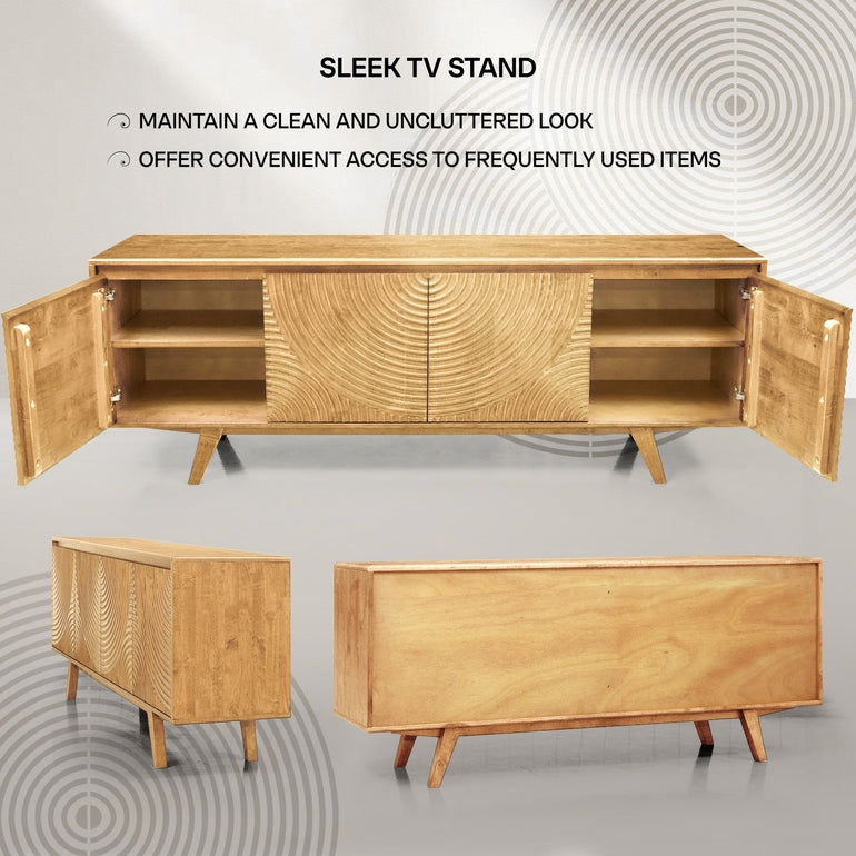 Harmony Solid Wood TV Stand