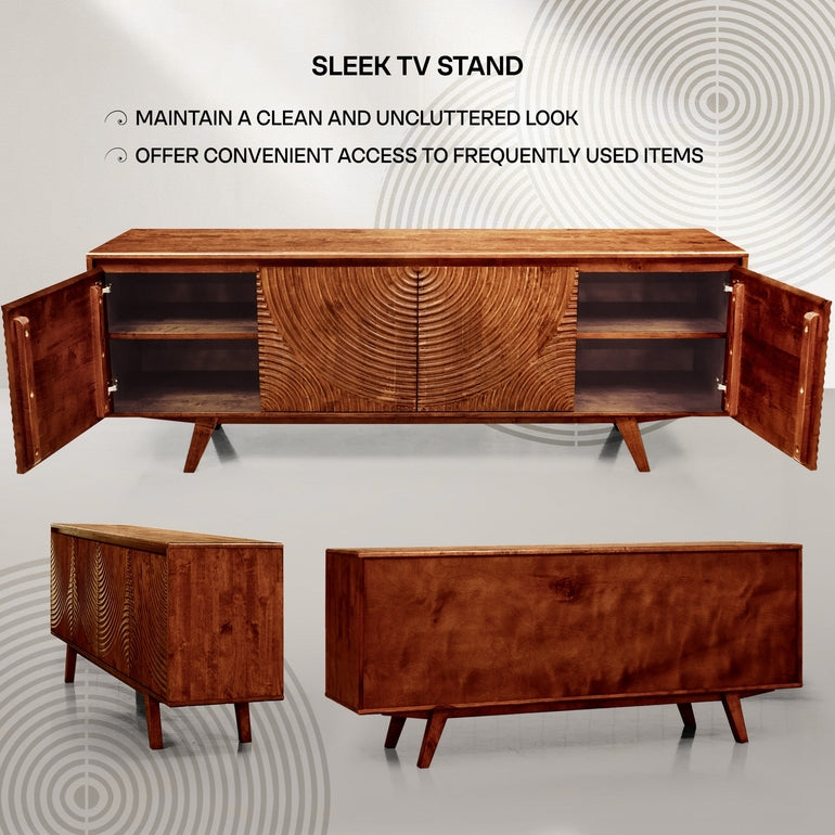 Harmony Solid Wood TV Stand