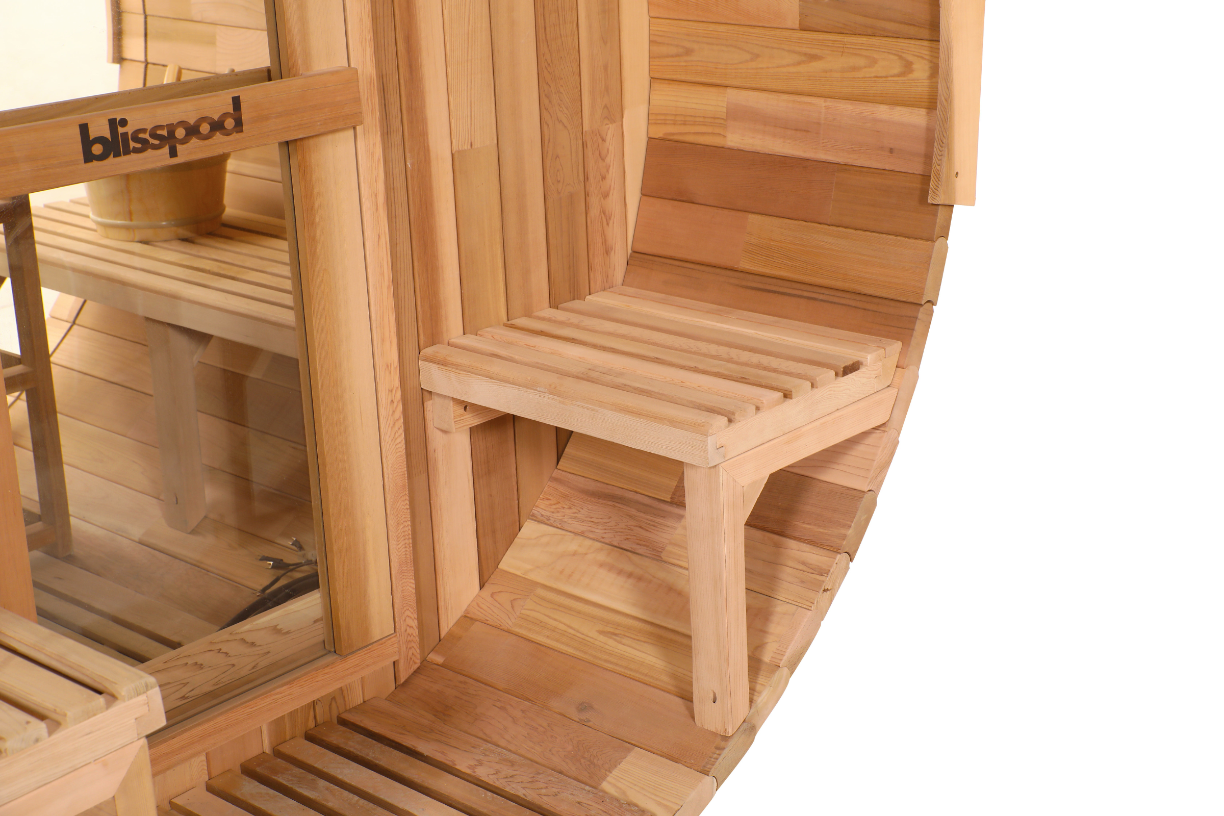 Prague Outdoor Red Cedar Barrel Sauna