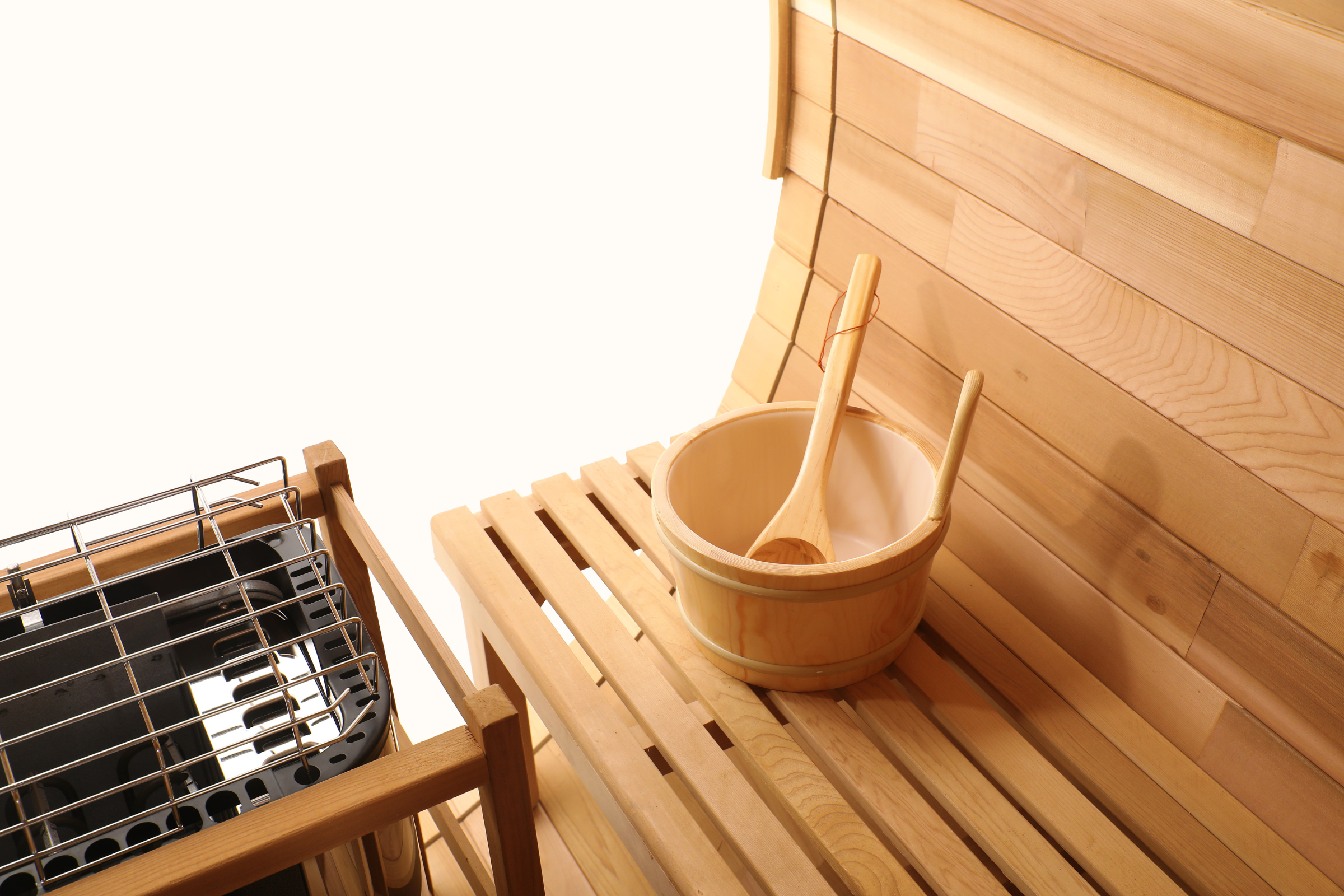 Prague Outdoor Red Cedar Barrel Sauna
