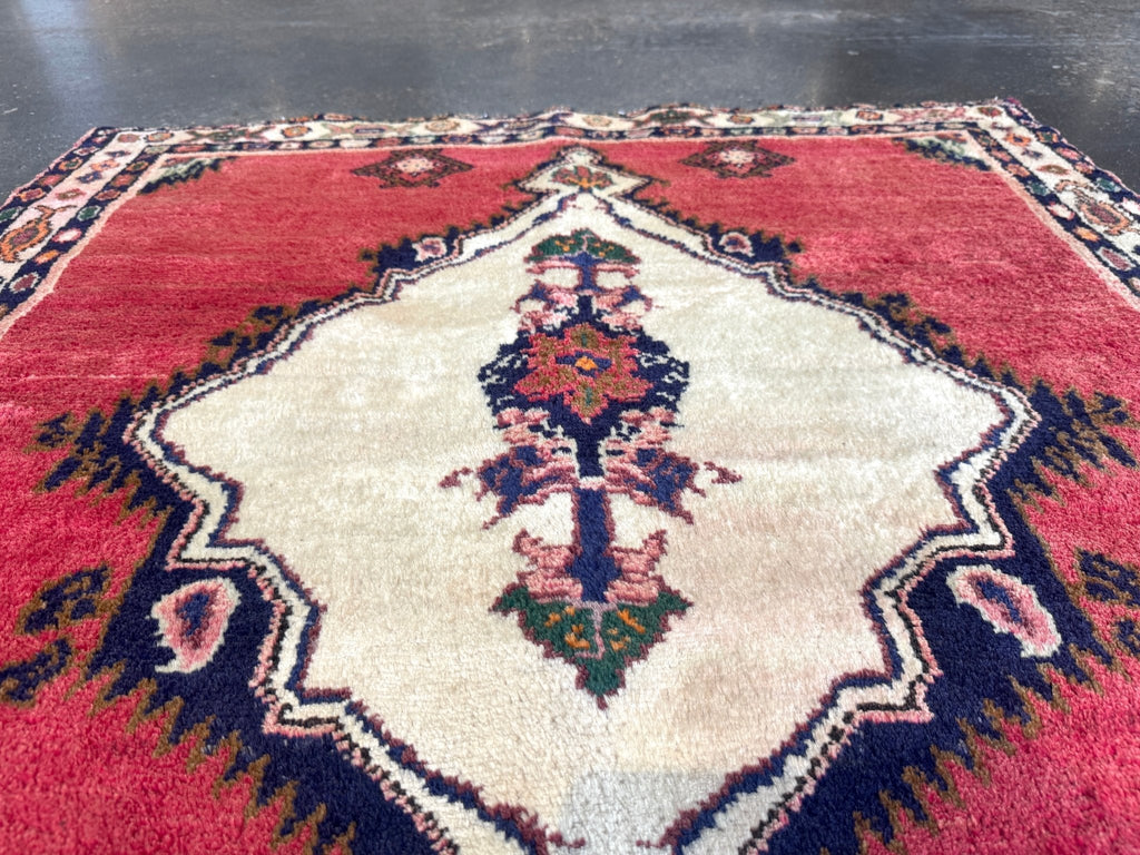Persian Hamadan Rug | 3' 5" x 3' 9"