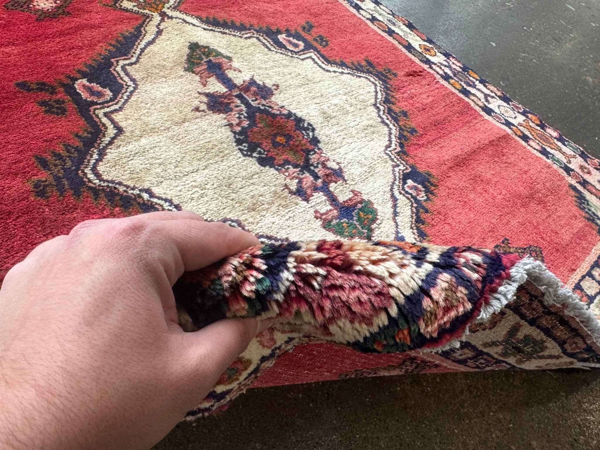Persian Hamadan Rug | 3' 5" x 3' 9"