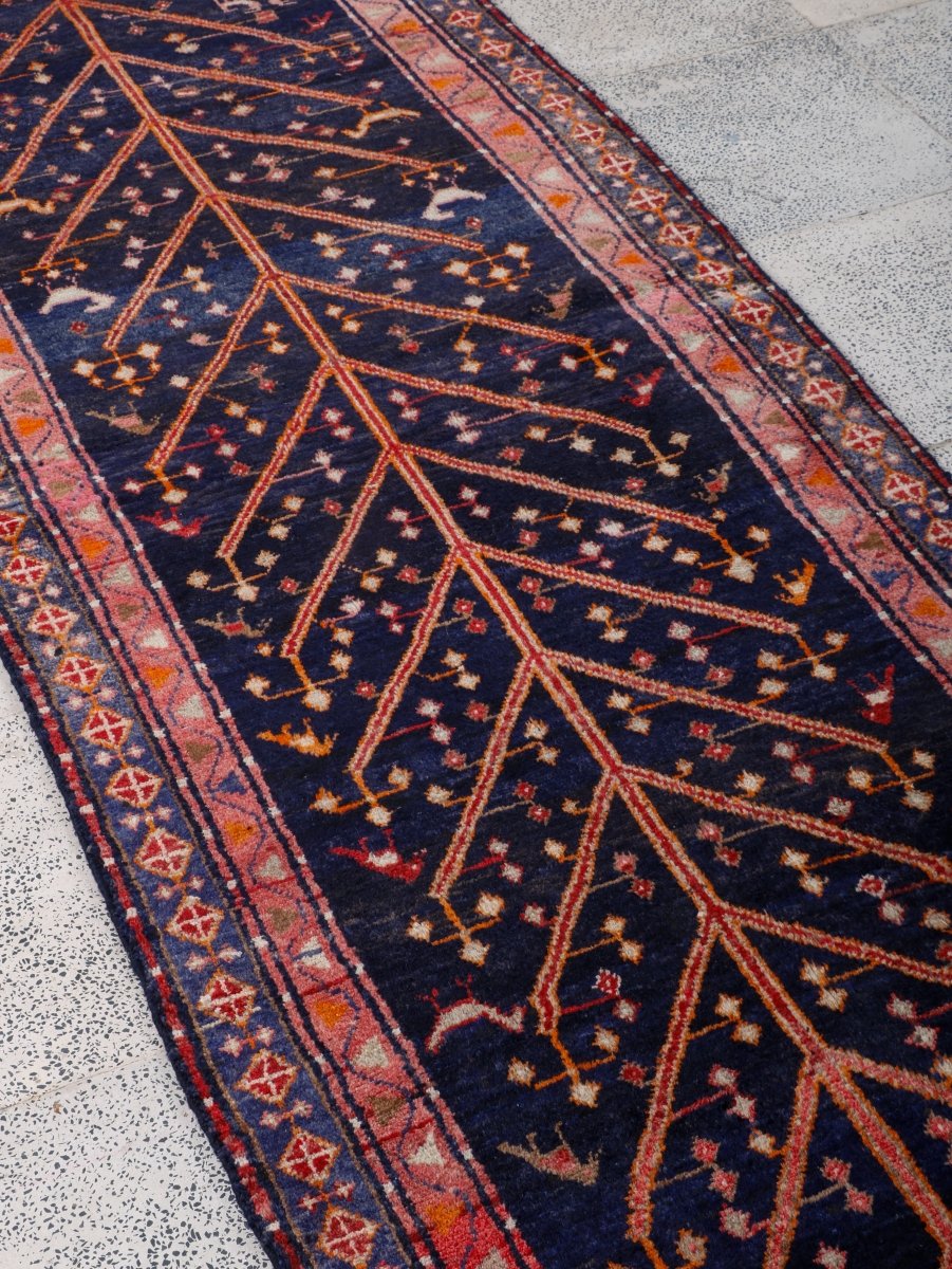 Persian Hamadan Runner Rug | 3' 1” x 8' 9"