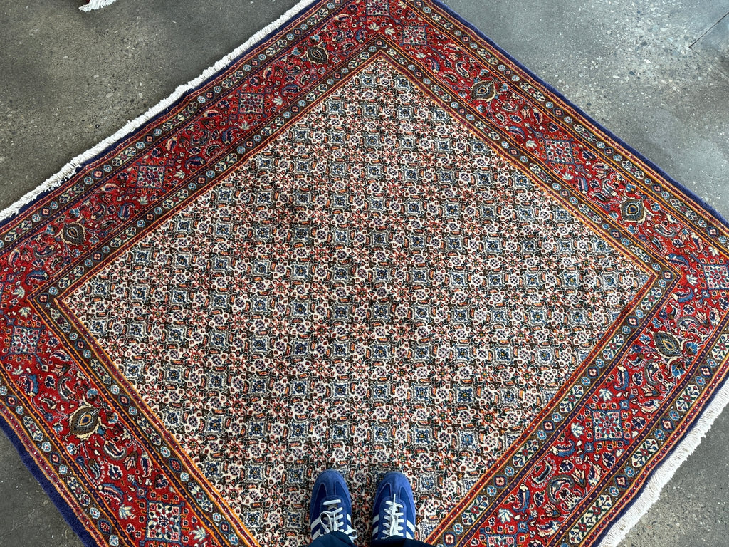Persian Moud Rug | 6' 1" x 6' 6"