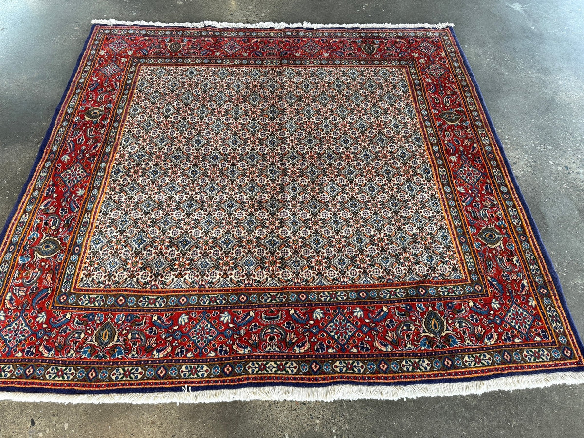 Persian Moud Rug | 6' 1" x 6' 6"