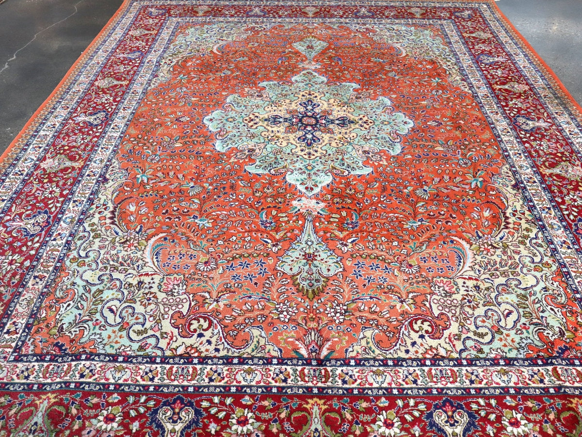 Persian Tabriz Rug | 10' x 13' 9"